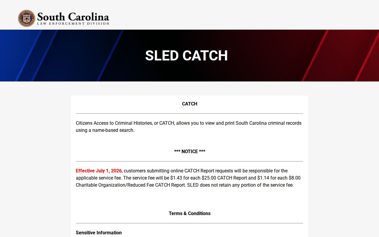 Newberry County active warrant search limits: SLED CATCH wanted-person notice